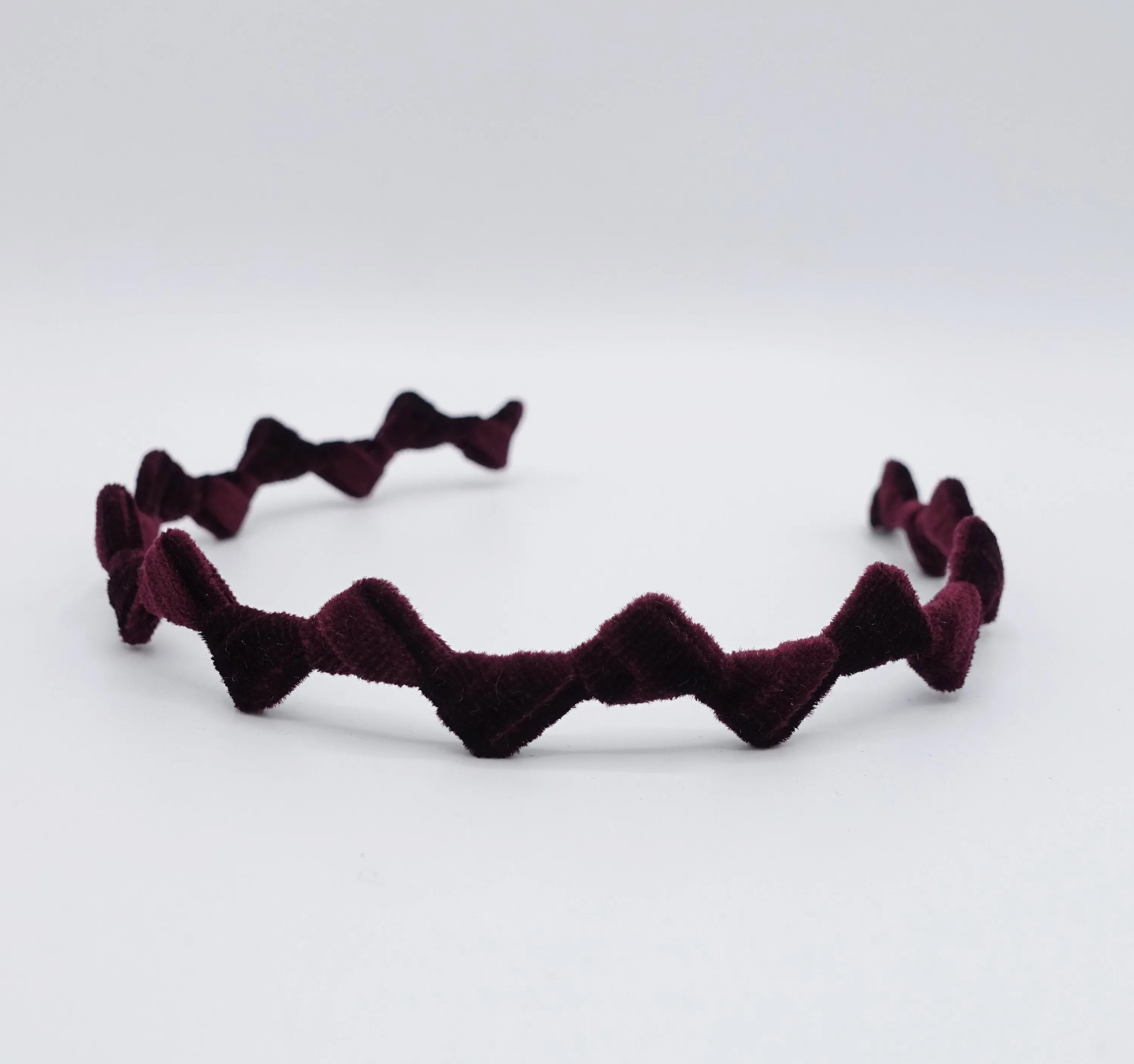 velvet triangle headband, velvet tiara headband, casual headband for women