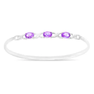 Women's  Amethyst Bangle