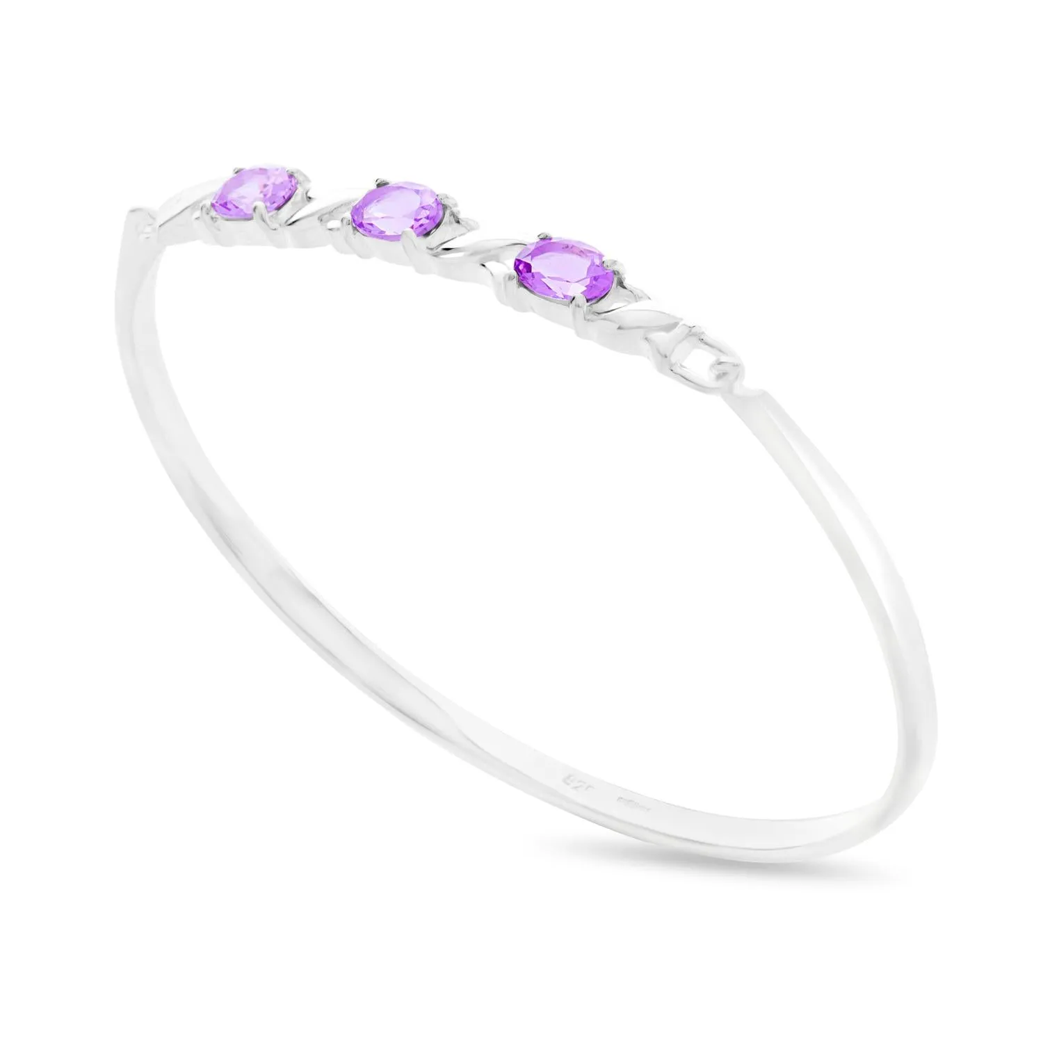 Women's  Amethyst Bangle