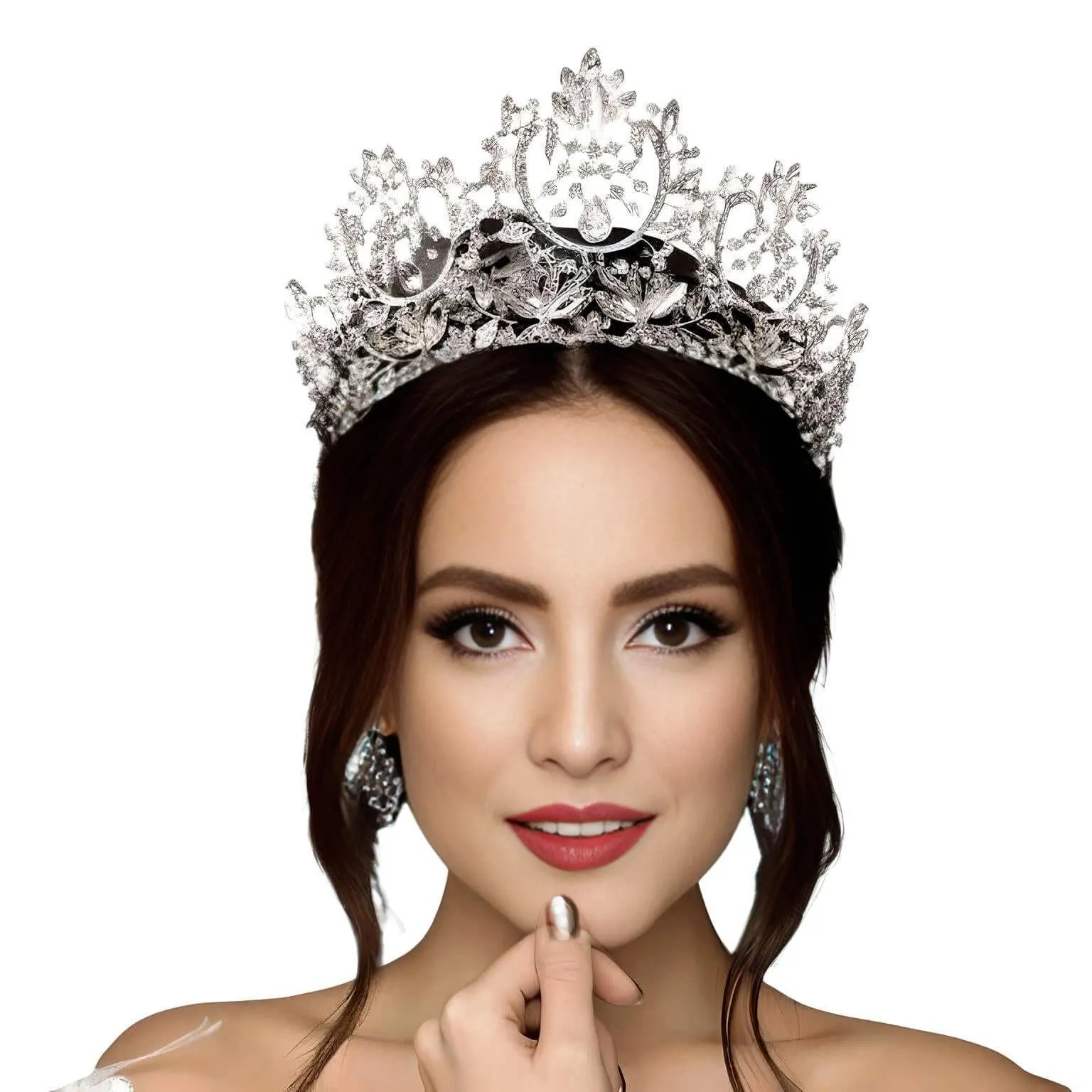 Women's Opulent Crystal Crowns & Tiaras